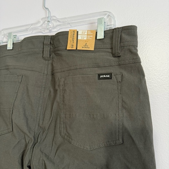 PrAna NWT Men’s Standard Fit Straight Leg Brion Pant II Dark Iron Size 40 - Picture 3 of 10